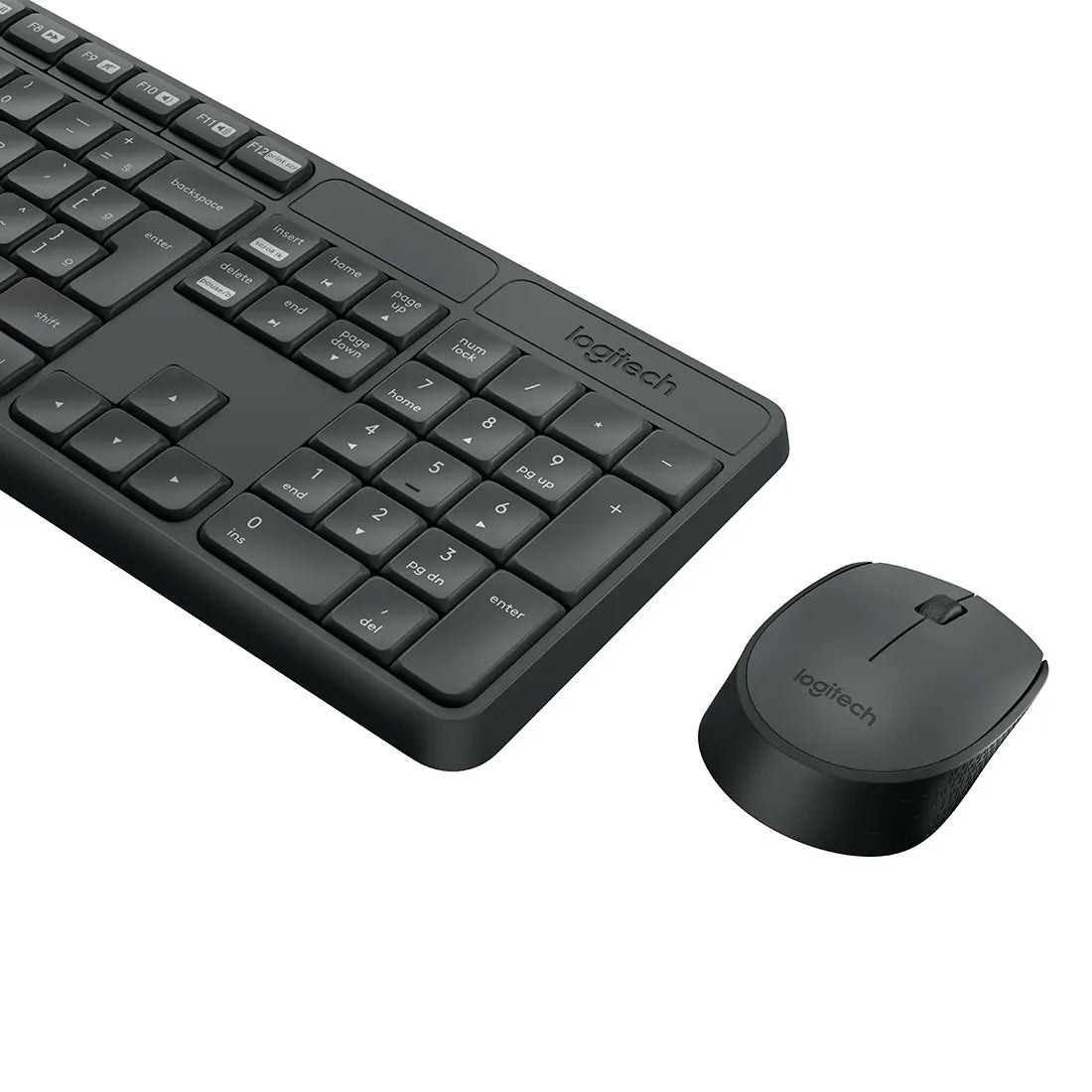 Kit Teclado e Mouse Logitech MK235 Preto Sem Fio